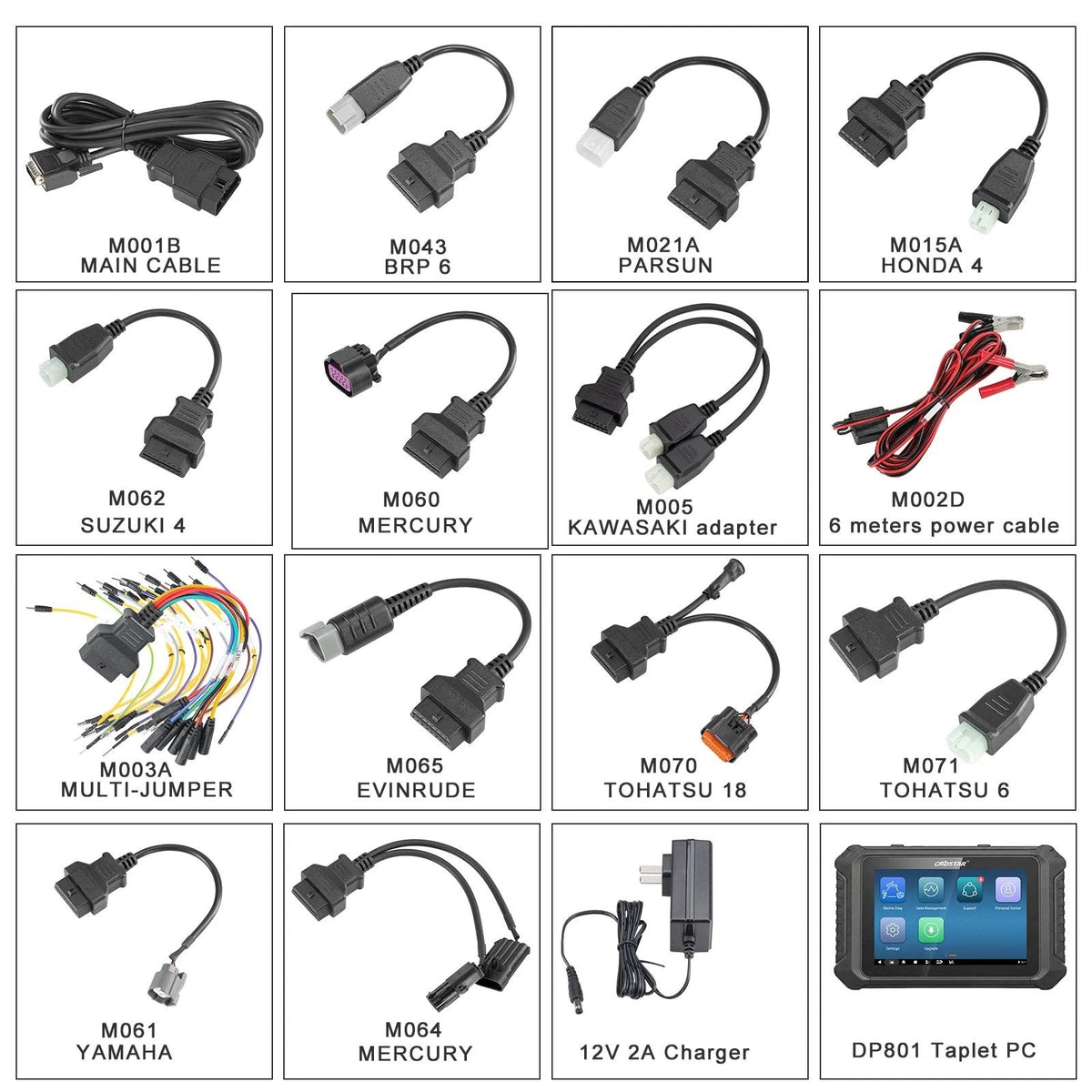 OBDSTAR MarineMaster A+B Marine Diagnostic Tool Scanner for Jet ski, Outboard Obdstar