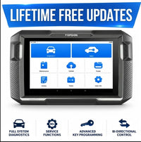 Topdon UltraDiag 2-IN-I Diagnostic Scanner Key Programmer Lifetime Free Update Topdon
